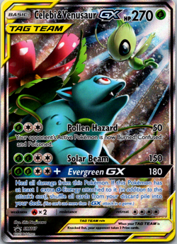 Celebi & Venusaur GX Pokemon SM Promos - SM167 #SM167 Full Art Holo NM - Image 1