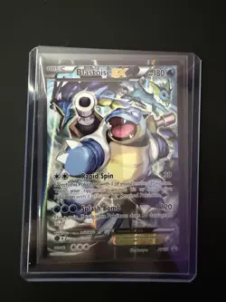 Blastoise EX XY122 NEAR MINT Ungraded Black Star (Pokemon TCG) Full Art RARE - Image 3
