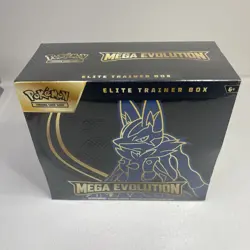 Pokemon TCG Mega Evolutions Elite Trainer Box ETB Lucario Art Factory Sealed NEW - Image 1