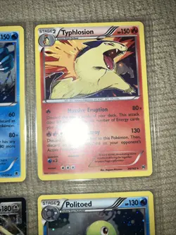 Pokemon XY Breakthrough Lot Of 9 Holo Typhlosion Meganium Holo NM - Image 3