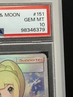 2018 Pokemon Sun & Moon Ultra Prism Full Art Lillie #151 PSA 10 GEM MINT - Image 3