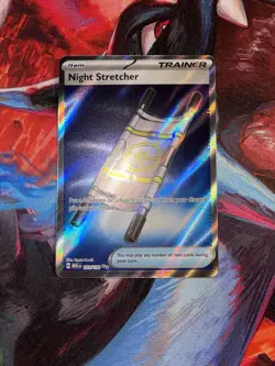Pokemon Night Stretcher 173/132 Mega Evolution Illustration Rare Holo Near Mint - Image 1