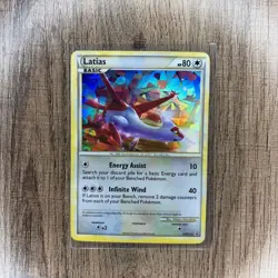 Pokemon TCG Latias HGSS Black Star Promo #10 Cracked Ice Blister Promo 2010 LP - Image 1