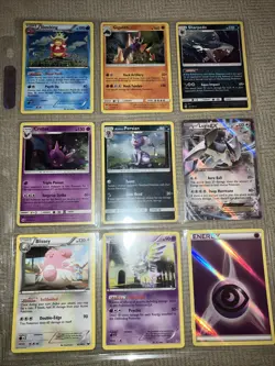 Pokemon XY Ancient Origins Lot Of 9 Holo Lugia Ex Slowking Holo NM - Image 1
