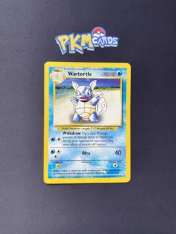 Pokemon TCG Wartortle Base Set 42/102 Regular (4th Print) LP. - Image 1