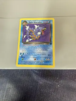 Pokemon Dark Gyarados 25/82 Team Rocket - Non-Holo Rare - Moderately Played WOTC - Image 1