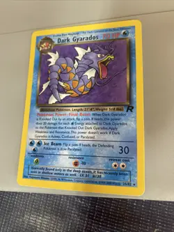 Pokemon Dark Gyarados 25/82 Team Rocket - Non-Holo Rare - Moderately Played WOTC - Image 2