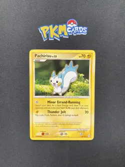Pokemon TCG Pachirisu Diamond & Pearl Base Set 35/130 Regular Rare MP. - Image 1