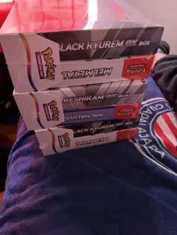Pokemon Black Kyurem/Melmetal EX And Reshiram/Archaludon Collection Box Bundle - Image 1