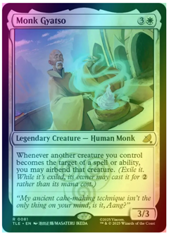 Monk Gyatso - Foil Avatar MTG - Image 1