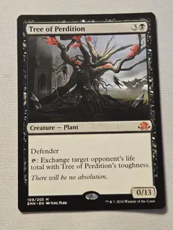 Tree of Perdition Moderate Play MTG Magic -LP - Image 1