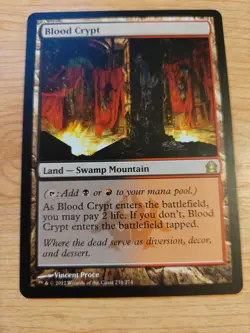 Blood Crypt - 238/274 (Return to Ravnica) - Near Mint NM - Rare - Image 1