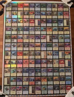 MTG Tarkir Dragonstorm Foil Rares Uncut Sheet - Image 1