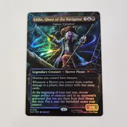 Eddie, Ghost Of The Navigator Foil Secret Lair Iron Maiden: Eddie Unchained MTG - Image 1