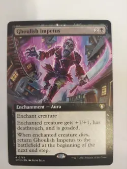 Ghoulish Impetus (Extended Art) Commander Masters Regular - Image 1