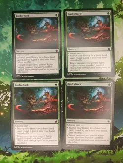 x4 Bushwhack #215- Foundations- Regular Common- NM Condition - Image 1