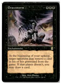 MTG Gravestorm - Odyssey Heavily Played English - Image 1