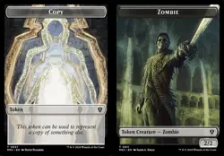 1x Copy // Zombie - Token NM Eng MTG - Commander Karlov Manor - Image 1