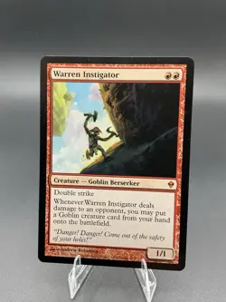 Warren Instigator Zendikar Regular MTG 154 LP - Image 1