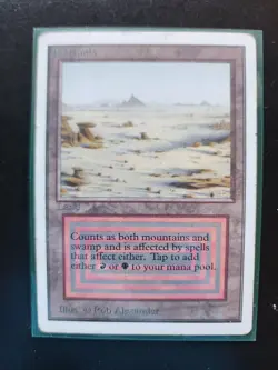 Badlands Magic: The Gathering MTG x1 Unlimited Edition Heavily Played HP English - Image 3