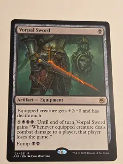 Vorpal Sword X1 AFR MTG 124/281 R Forgotten Realms - Image 1