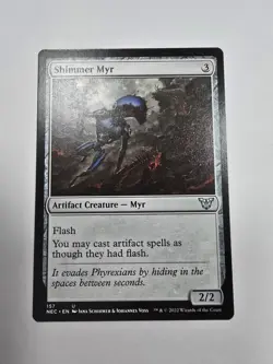 Shimmer Myr Commander: Kamigawa: Neon Dynasty Regular Magic The Gathering - Image 1