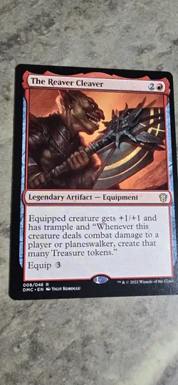 The Reaver Cleaver Commander: Dominaria United Regular Artifact Rare MTG NM - Image 1