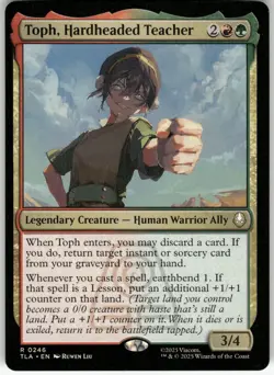 MTG - Toph, Hardheaded Teacher 246 Avatar: The Last Airbender R - Image 1