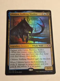 Ukkima, Stalking Shadow FOIL X1 C20 MTG Commander 2020 - Image 1