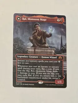Ral, Monsoon Mage - Borderless - Modern Horizons 3 - Near Mint - Image 1