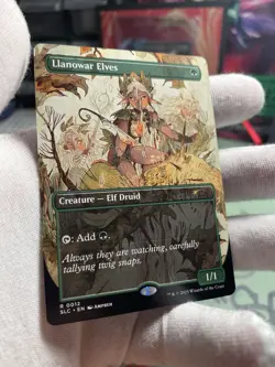 Llanowar Elves- MTG-Secret Lair- Encyclopedia Of Magic- 🍷Nm Non- Foil🍷 - Image 1