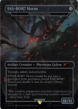 MTG FAS-BOR7 Horus (Rainbow) (2223) | NM Foil | Secret Lair Horizon {SLD} - Image 2