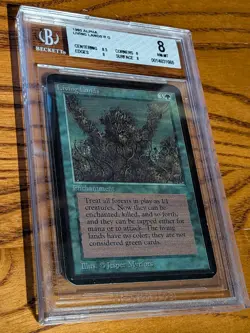 Alpha Living lands Mtg Magic the gathering nm rare BGS 8 - Image 1