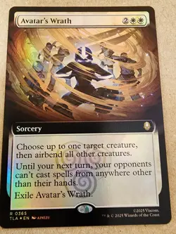 Avatar's Wrath - #365 Foil (Extended Art) Avatar: The Last Airbender - Mtg - Image 1