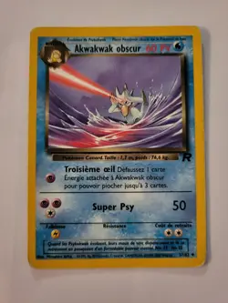 CARTE POKEMON - AKWAKWAK OBSCUR 37/82 TEAM ROCKET - WIZARDS (FR) - Image 1