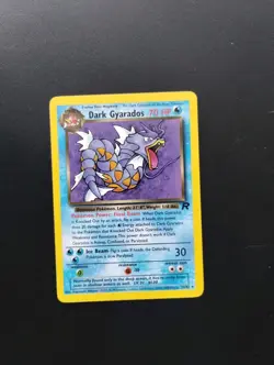 Dark Gyarados 25/82 NM Team Rocket Unlimited Non Holo Rare Vintage WOTC Pokemon - Image 1