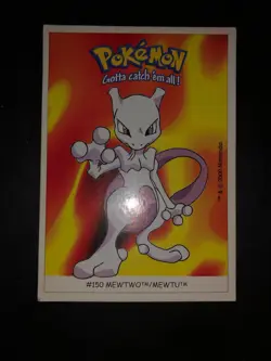 MEWTWO #150 CARTE POKEMON DUNKIN BOOMER TRES BON ETAT - Image 1