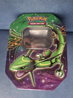 Black & White Ex Rayquaza Empty Tin for Pokemon Cards 2012 - Image 1