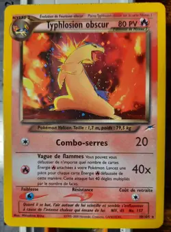 Typhlosion obscur Holo - Neo Destiny -10/105 - Carte Pokemon Francaise - Image 2