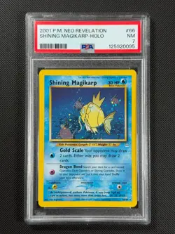 PSA 7 Shining Magikarp 66/64 HOLO Pokemon Card WOTC Neo Revelation Rare Holo NM - Image 1