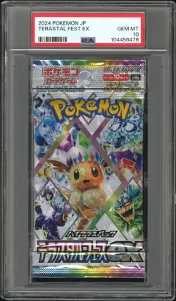 TERASTAL FESTIVAL PSA 10 EEVEE POKEMON JAPANESE FOIL PACK GRADED SEALED - Image 1