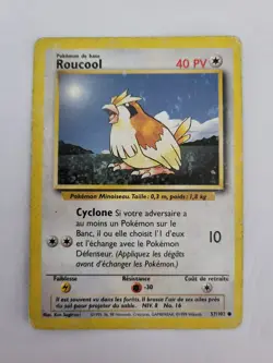 CARTE POKEMON - ROUCOOL 57/102 - SET de BASE - WIZARDS FR - Image 1