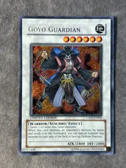 Yugioh Goyo Guardian CT05-ENS03 Secret Rare Limited Edition NM - Image 1