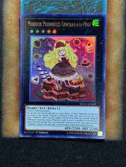 Yugioh Madolche Puddingcess Chocolat-A-La-Mode DUOV-EN082 Ultra Rare 1st Ed NM - Image 1