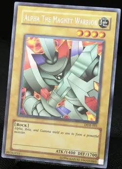 Yu-Gi-Oh! Alpha + Beta + Gamma Magnet Warrior DOR Secret Rare [EX-NM] | EN 2003 - Image 4
