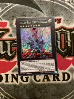 Galaxy-Eyes Cipher Dragon DRL3-EN029 Dragons of Legend LP 1st Edition - Image 1