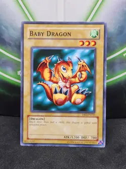 Yugioh Baby Dragon DB2-EN035 Common NM - Image 1