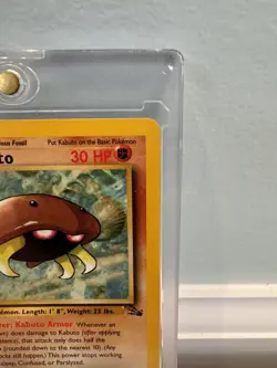 Kabuto 1st Edition Fossil Set Pokemon WOTC TCG Common Card #50/62 LP - Image 3