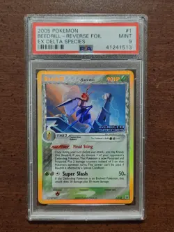 ????PSA 9 Beedrill Reverse Holo Rare Pokemon Card EX Delta Species 1/113???? - Image 1