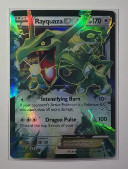 Rayquaza EX 2015 75/108 XY Roaring Skies Ultra Rare Pokemon Trading Card - Image 3